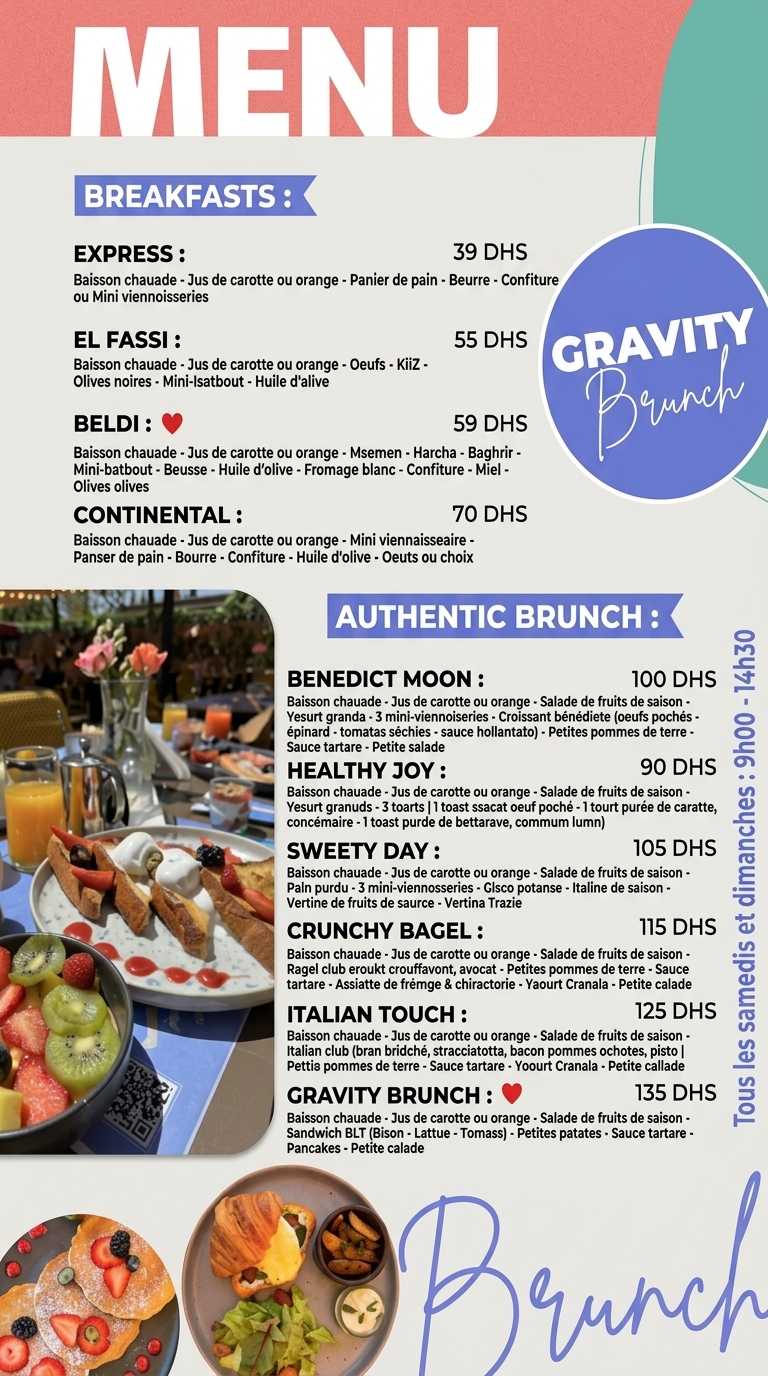 Menu Brunch
