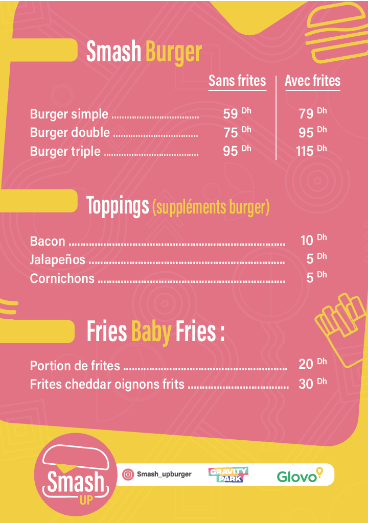 Menu Smash'Up